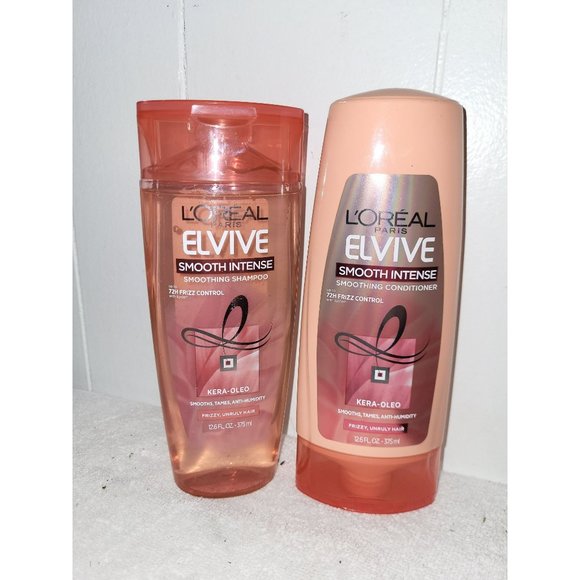 L'Oreal Hair Lot Of 2 Loreal Paris Elvive Smooth Intense Shampoo